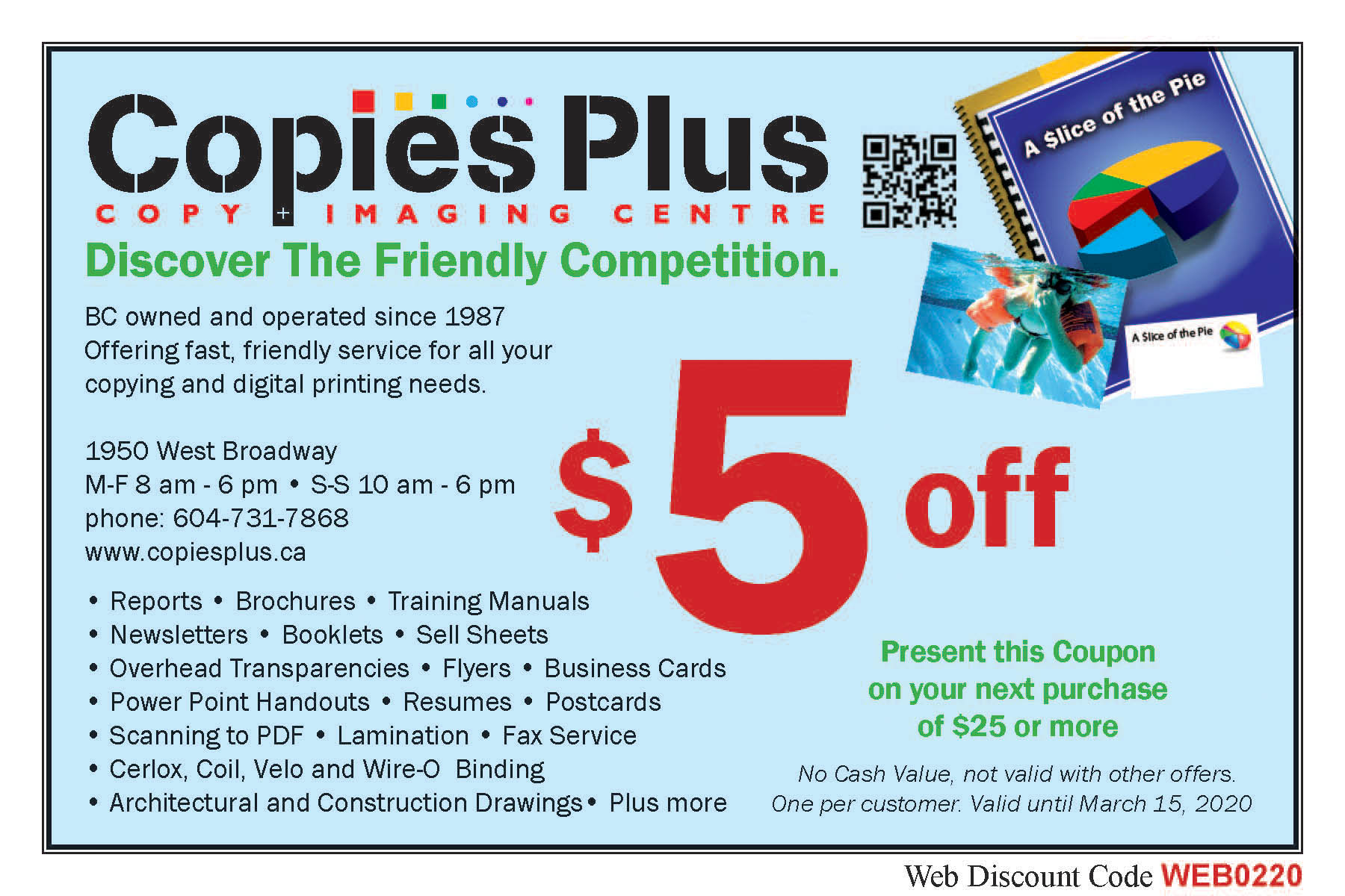 Copies plus digital print centre